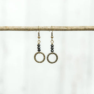 Circle Drop Earrings