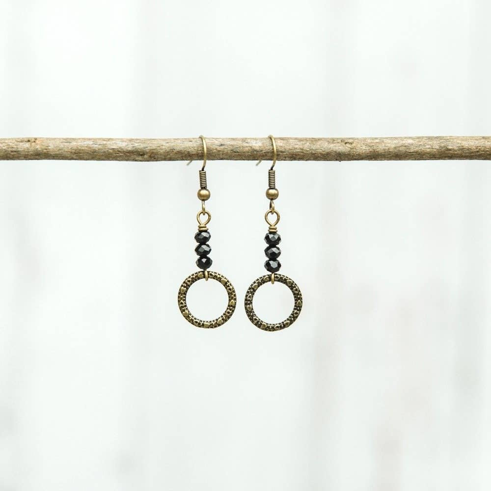 Circle Drop Earrings