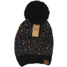 Load image into Gallery viewer, C.C Beanie Chenille Confetti Pom Beanie