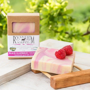 Black Raspberry Vanilla Goat Milk Bar Soap