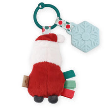 Load image into Gallery viewer, Holiday Santa Itzy Pal Plush Teether