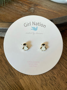 Penguin Cutie Kids Stud Earrings