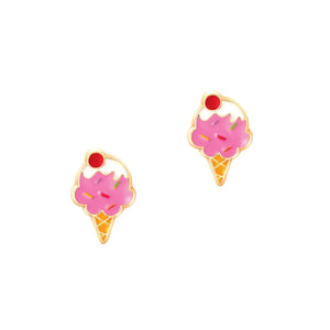 Ice Cream Cutie Stud Earrings