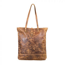 Load image into Gallery viewer, Myra Bag Large Leather Tote Bag