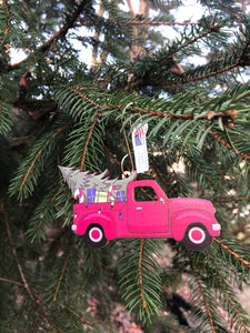 Christmas Tree Truck Ornament