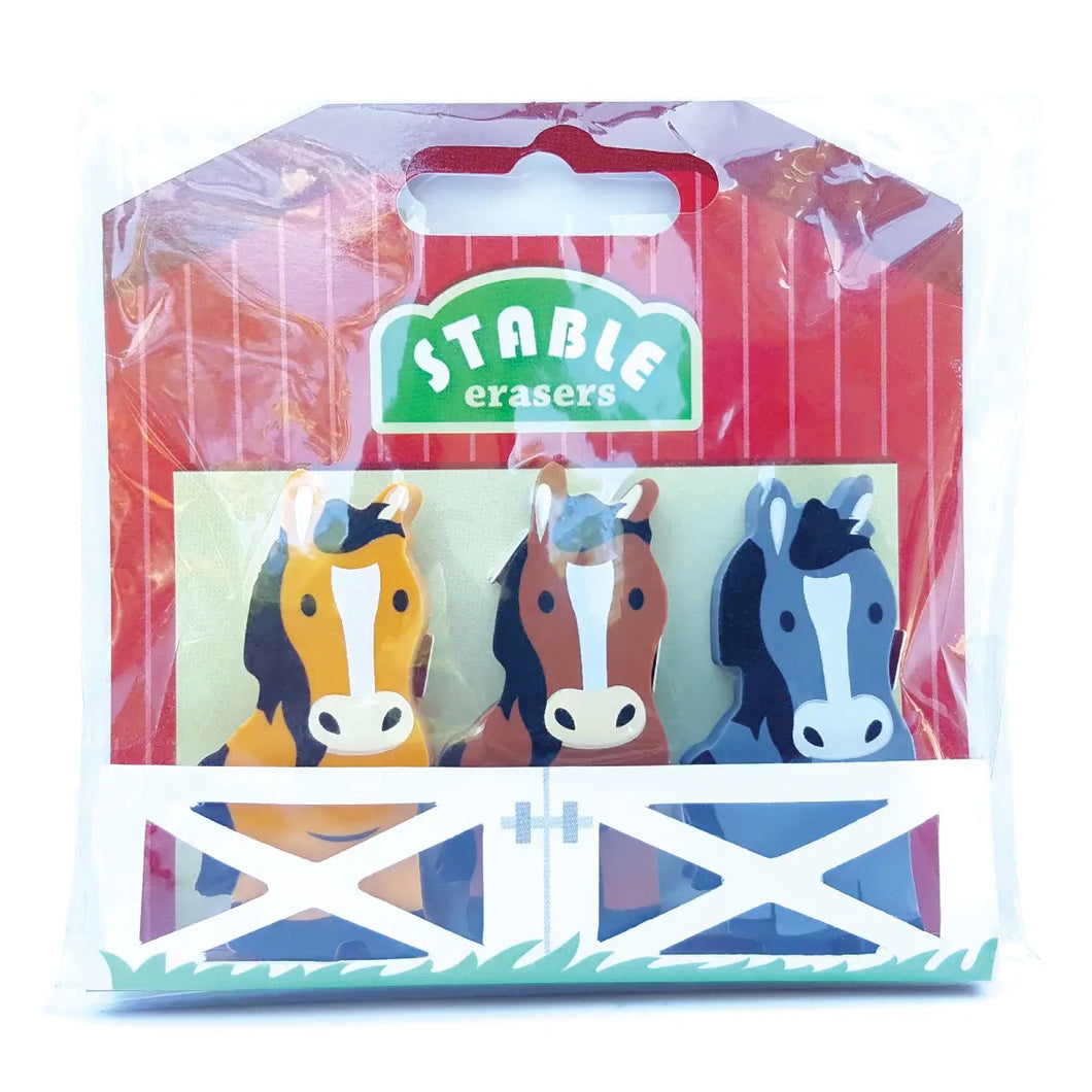 Horse Eraser Set