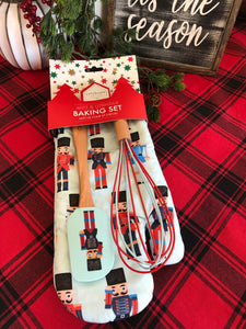 Holiday Baking Set-Mitt & Utensils