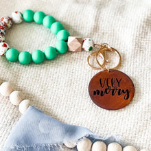 Load image into Gallery viewer, Holiday Silicone Wristlet Keychain
