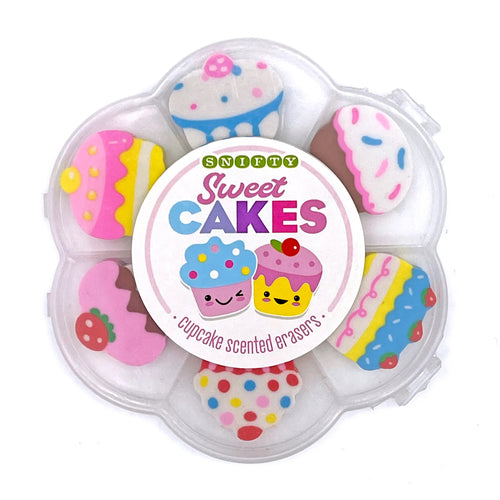 Sweet Cakes Scented Eraser  7 Pack