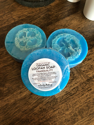 Organic Loofah Soap- Tranquility