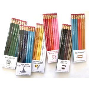 Professional Day Drinker Pencil Set