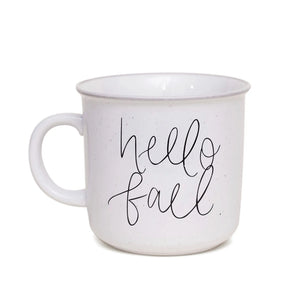 Hello Fall Ceramic Campfire Mug