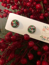 Load image into Gallery viewer, Jingle Dot Christmas Stud Earrings