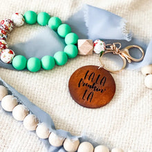 Load image into Gallery viewer, Holiday Silicone Wristlet Keychain
