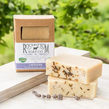 Load image into Gallery viewer, Rock Bottom Soap Co. Lavender goat milk soap