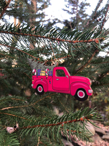 Christmas Tree Truck Ornament