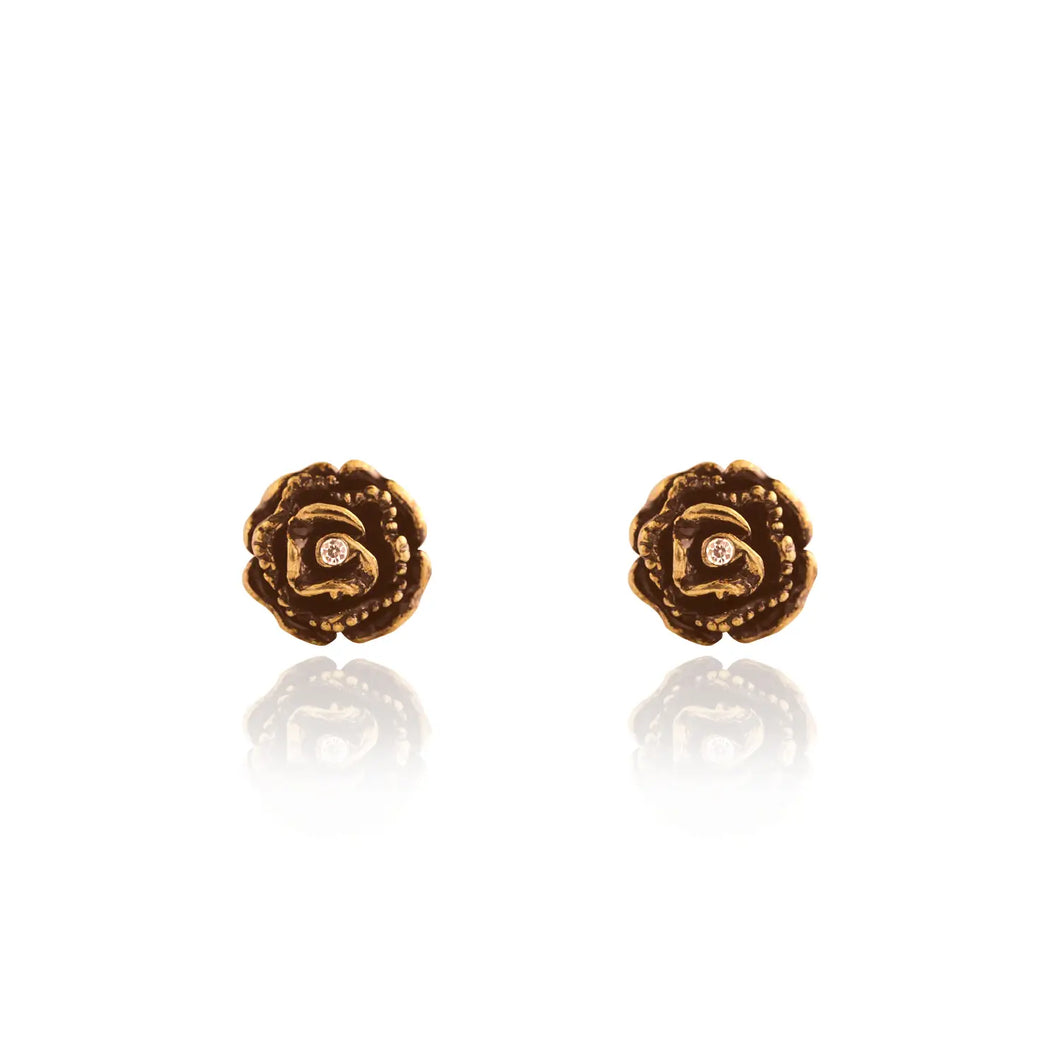 Rose Stud Earrings