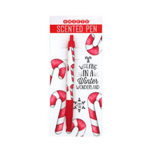 Load image into Gallery viewer, Candy Cane Holiday Scented Pen