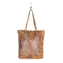 Load image into Gallery viewer, Myra Bag Large Leather Tote Bag