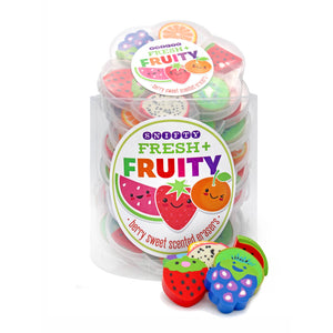 Fresh & Fruity Scented Erasers Set