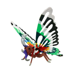 3D Puzzle with Paint Kit - Butterfly