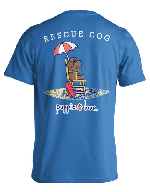 Puppie Love Rescue Pup Adult Short Sleeve Tee