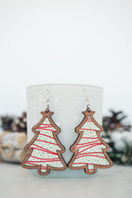 Load image into Gallery viewer, Christmas Cake Dangle Earrings