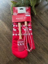 Load image into Gallery viewer, Holiday Baking Set-Mitt &amp; Utensils