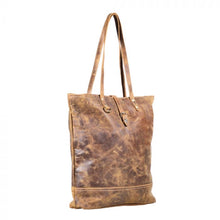 Load image into Gallery viewer, Myra Bag Large Leather Tote Bag