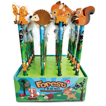 Load image into Gallery viewer, Woodland Animal Pencil with Eraser Topper