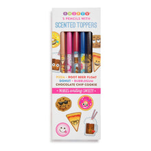 Load image into Gallery viewer, Junk Food Scented Pencil Toppers 5 Pack