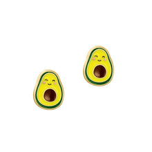 Load image into Gallery viewer, Avocado Cutie Stud Earrings