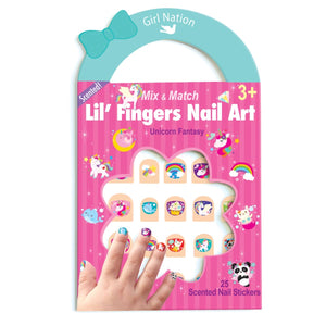 Lil’ Fingers Nail Art-Unicorn Fantasy