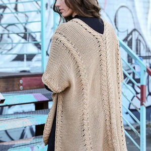 Braided Garter Kurt Ruana Poncho