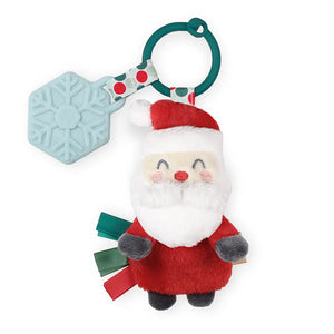 Holiday Santa Itzy Pal Plush Teether